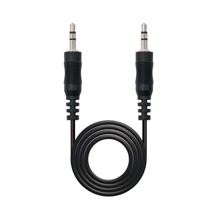 Nanocable Cable Audio Estéreo Jack 3.5 Macho a Jack 3.5 Macho 3m Negro Nanocable Cable Audio Estéreo Jack 3.5 Macho a Jack 3.5 Macho 3m Negro